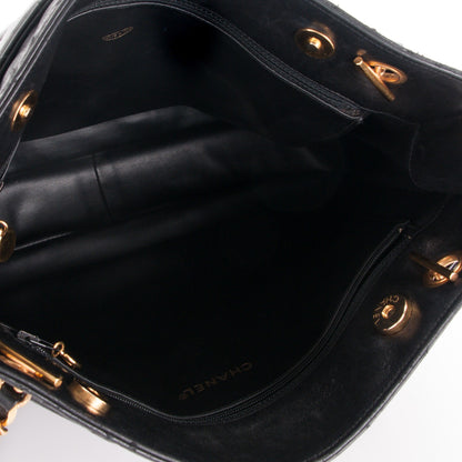 Chanel Lambskin Quilted Shoulder Bag Black 5 of 7