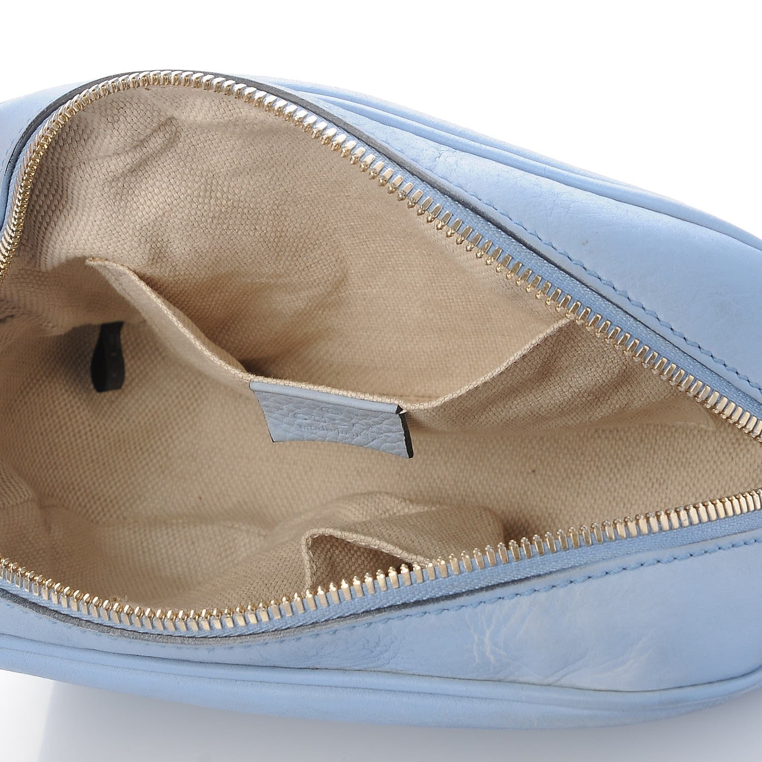 Gucci Vitello Range Small Soho Disco Bag Mineral Blue 5 of 14