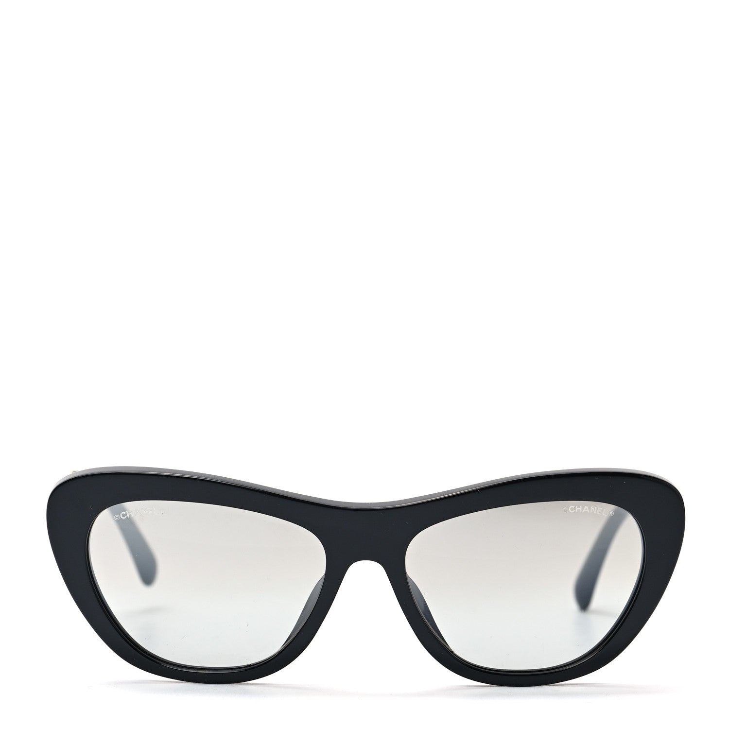 Chanel Acetate Crystal CC Butterfly Sunglasses 71417A Black 2 of 7