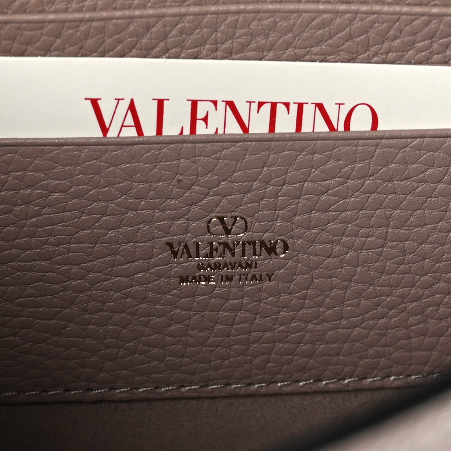 Valentino Garavani Pebbled Calfskin Large Rockstud Envelope Clutch Poudre 6 of 6