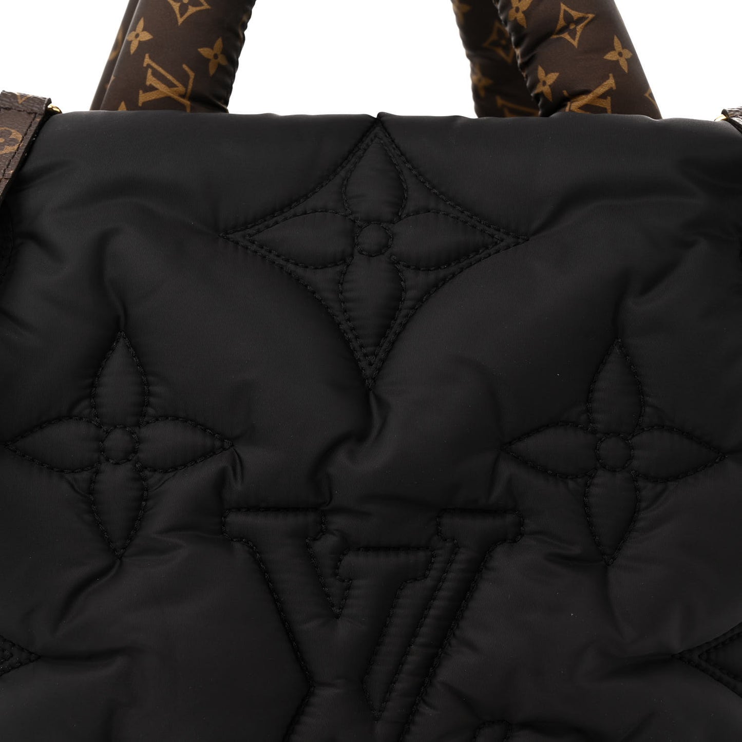 Econyl Monogram Pillow Giant Onthego GM Black