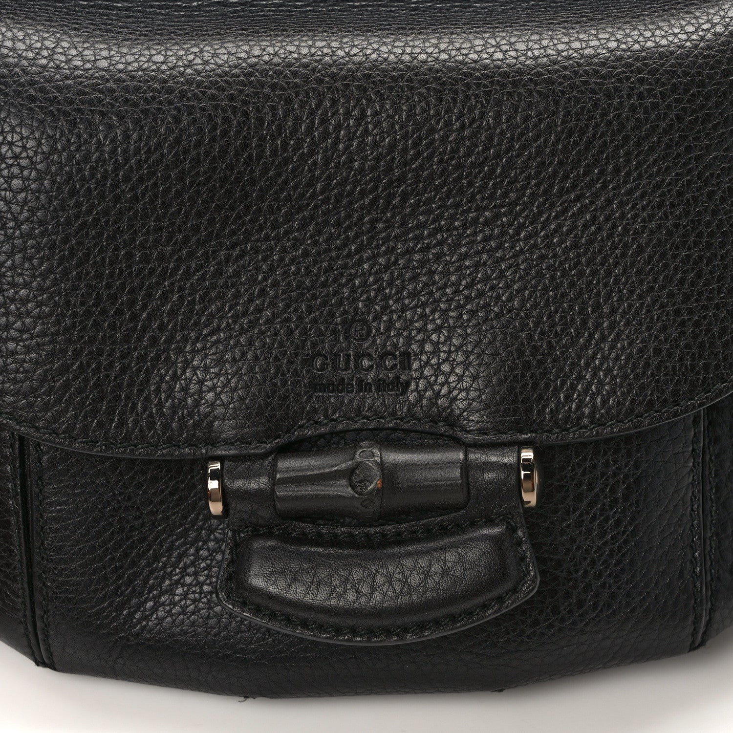 Gucci Calfskin Small Nouveau Shoulder Bag Black 7 of 12