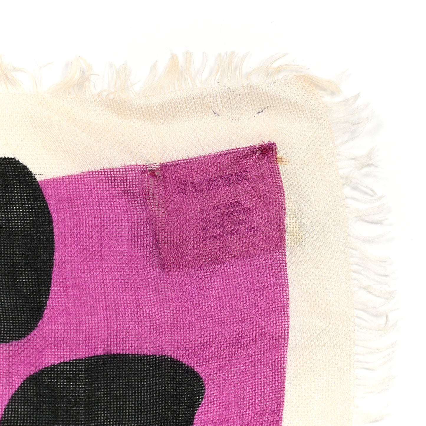 Silk Wool Fringe Monster Scarf