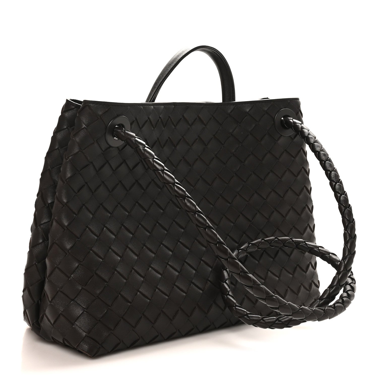 Bottega Veneta Nappa Intrecciato Medium Andiamo Shoulder Bag Fondant 3 of 9