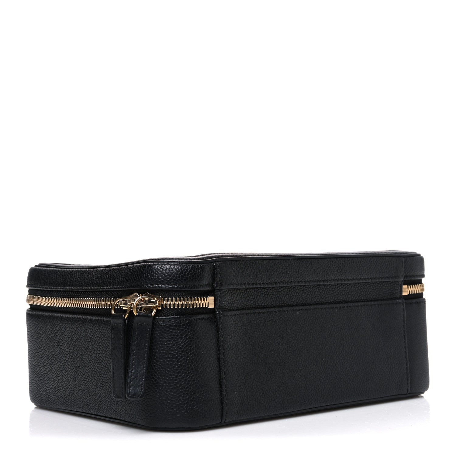 Chanel Caviar Quilted Large CC Filigree Vanity Case Black 5 of 12