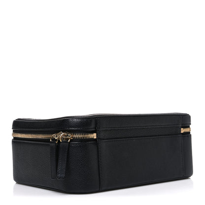 Chanel Caviar Quilted Large CC Filigree Vanity Case Black 5 of 12
