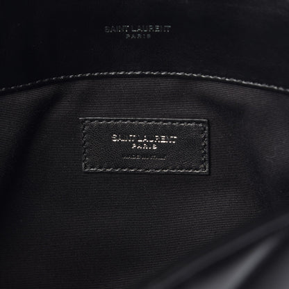 Saint Laurent Calfskin Y Quilted Monogram Loulou Document Holder Black 6 of 8