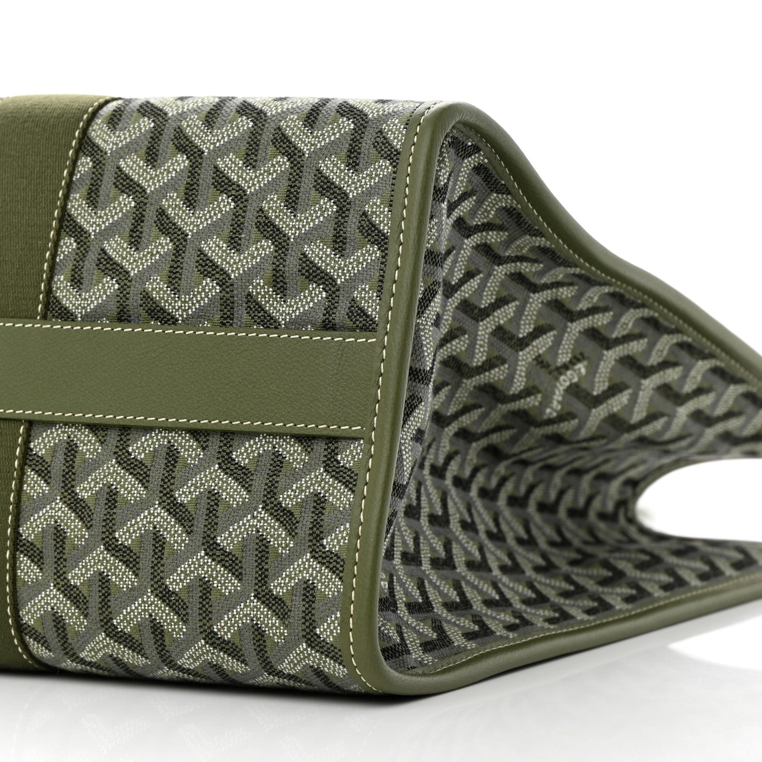 Goyard Goyardine Villette MM Tote Khaki 10 of 10