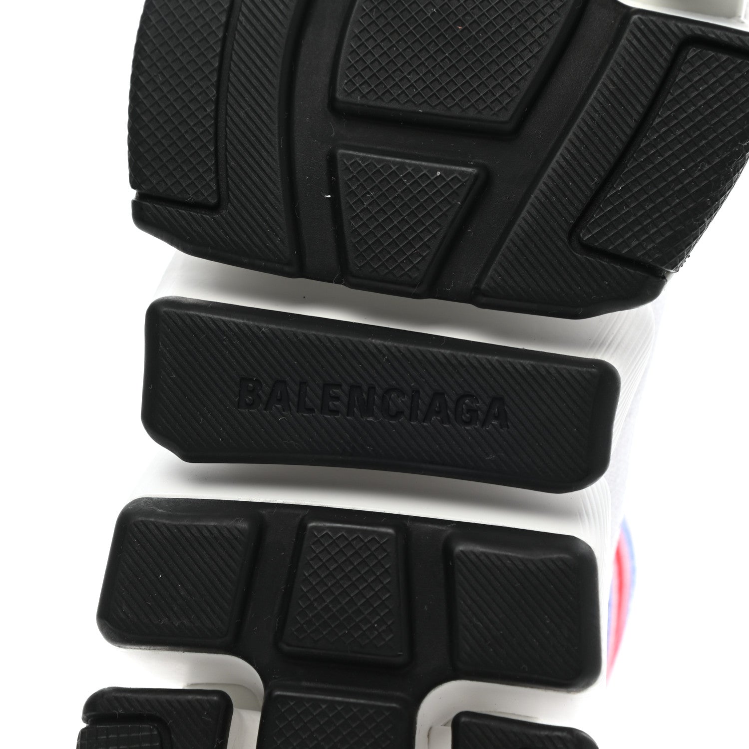 Balenciaga Technical 3D Recycled Knit Striped Womens Speed 2.0 Sneakers 35 White Multicolor 6 of 8