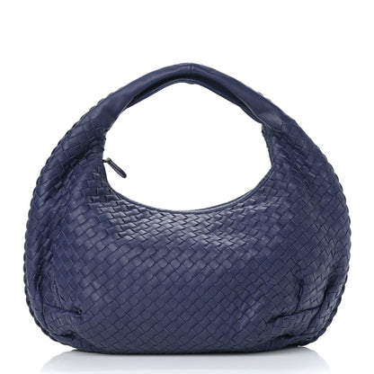 Bottega Veneta Nappa Intrecciato Medium Belly Veneta Hobo Sapphire 2 of 9