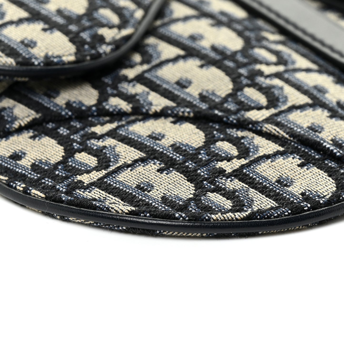 Oblique Saddle Belt Bag Blue
