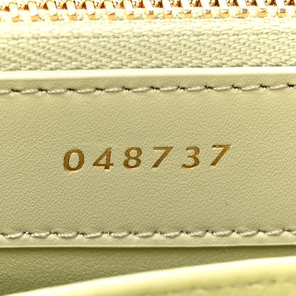 Celine Satinated Calfskin Mini 16 Top Handle Bag Almond Green 11 of 15
