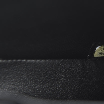 Chanel Lambskin East West Chocolate Bar Flap Black 9 of 11