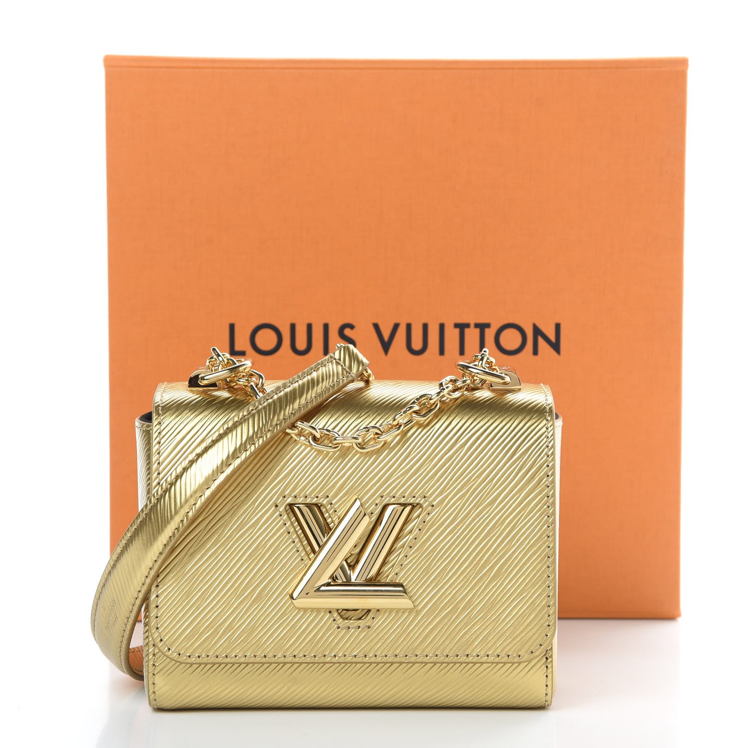 Louis Vuitton Epi Twist Shoulder Bag Mini Gold 10 of 10