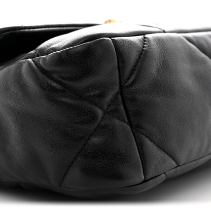 Chanel Lambskin Quilted Medium Chanel 19 Flap Black 9 of 10