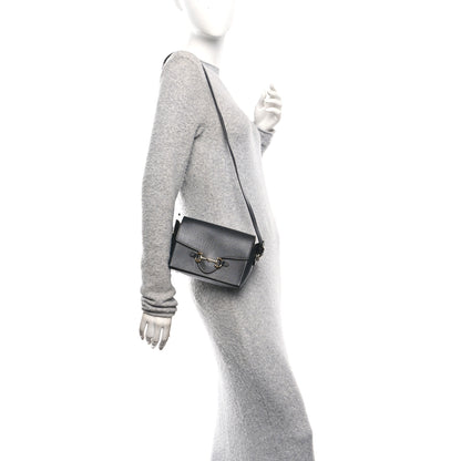 Gucci Calfskin Horsebit 1955 Shoulder Bag Black 2 of 10
