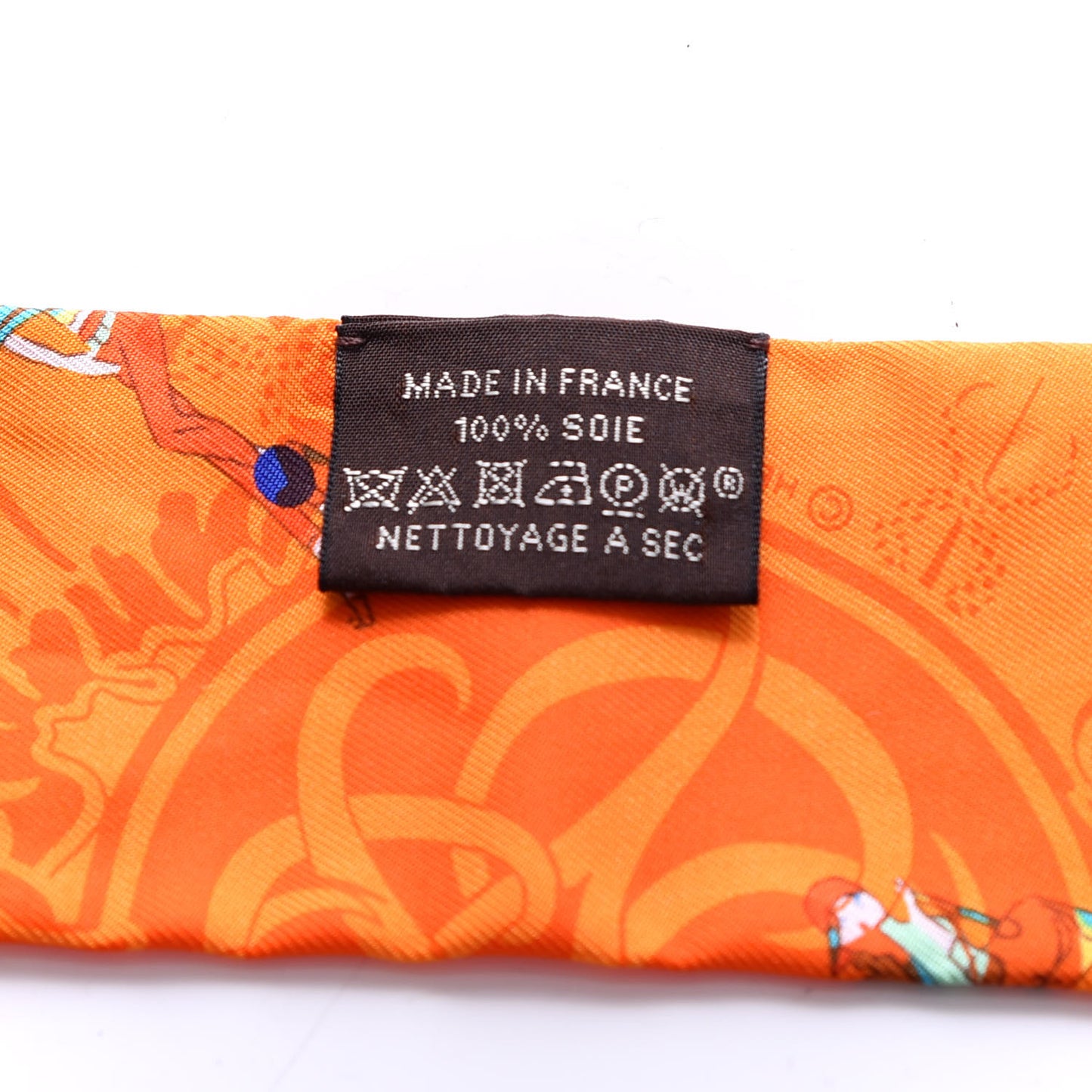 Silk Ex-Libris Les Parisie Twilly Orange Turquoise