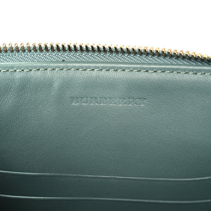 Burberry Haymarket Check Derby Peyton Crossbody Clutch Bag Eucalyptus Green 6 of 10