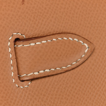 Hermes Courchevel Kelly Sellier 28  Tabac Camel 13 of 13
