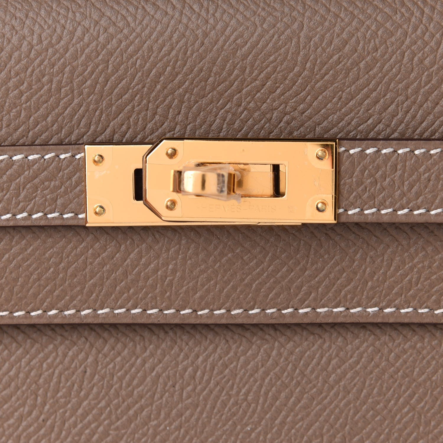 Hermes Epsom Kelly Longue Wallet Etoupe 7 of 8