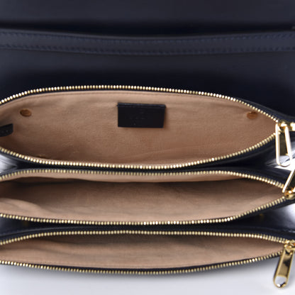 Gucci Crystal Monogram Plutone Calfskin Web Ophidia Flap Messenger Bag Straw Yellow Blue 5 of 15