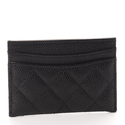 Chanel Caviar Quilted Card Holder Black 3 of 9