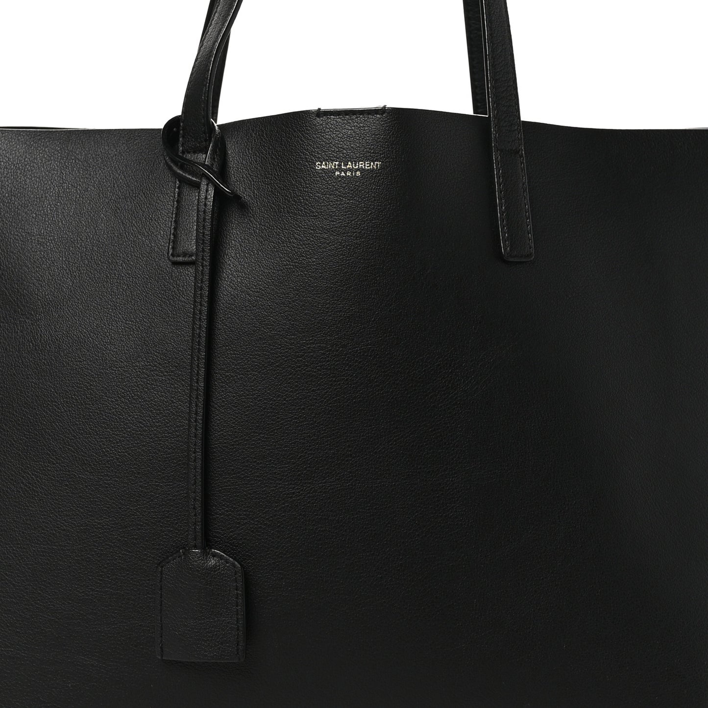 Calfskin Large Shopping Tote Black