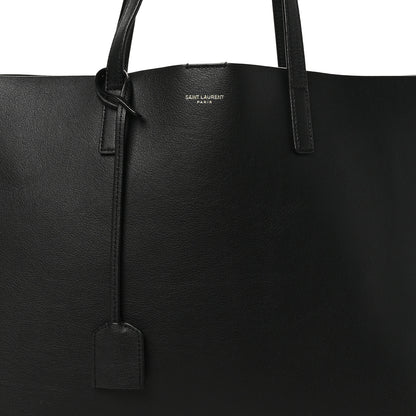 Saint Laurent Calfskin Large Shopping Tote Black 9 of 12
