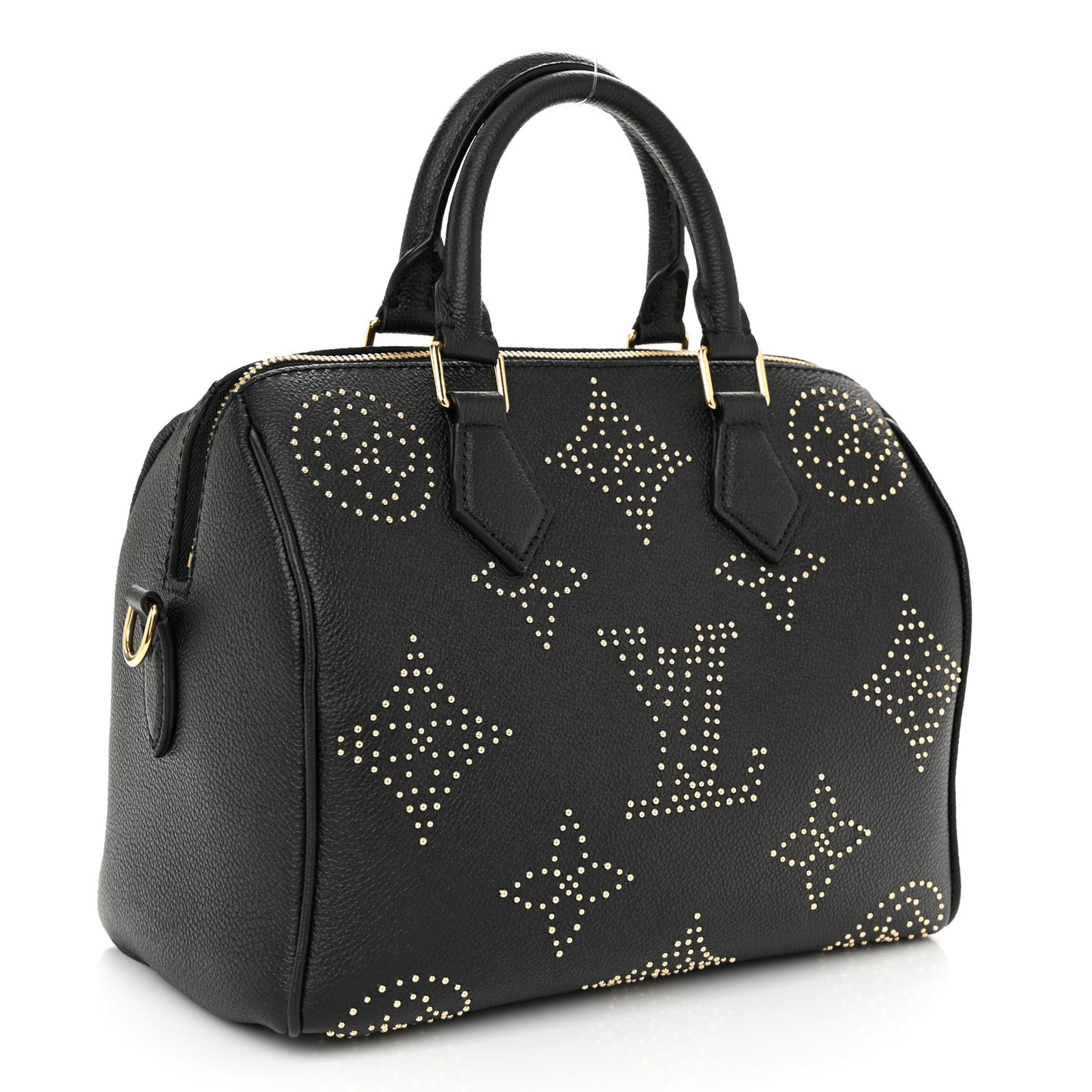 Empreinte Monogram Giant Studded Speedy Bandouliere 25 Black
