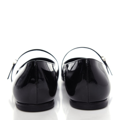 Louis Vuitton Patent Uniformes Ballet Flats 37 Black 7 of 10
