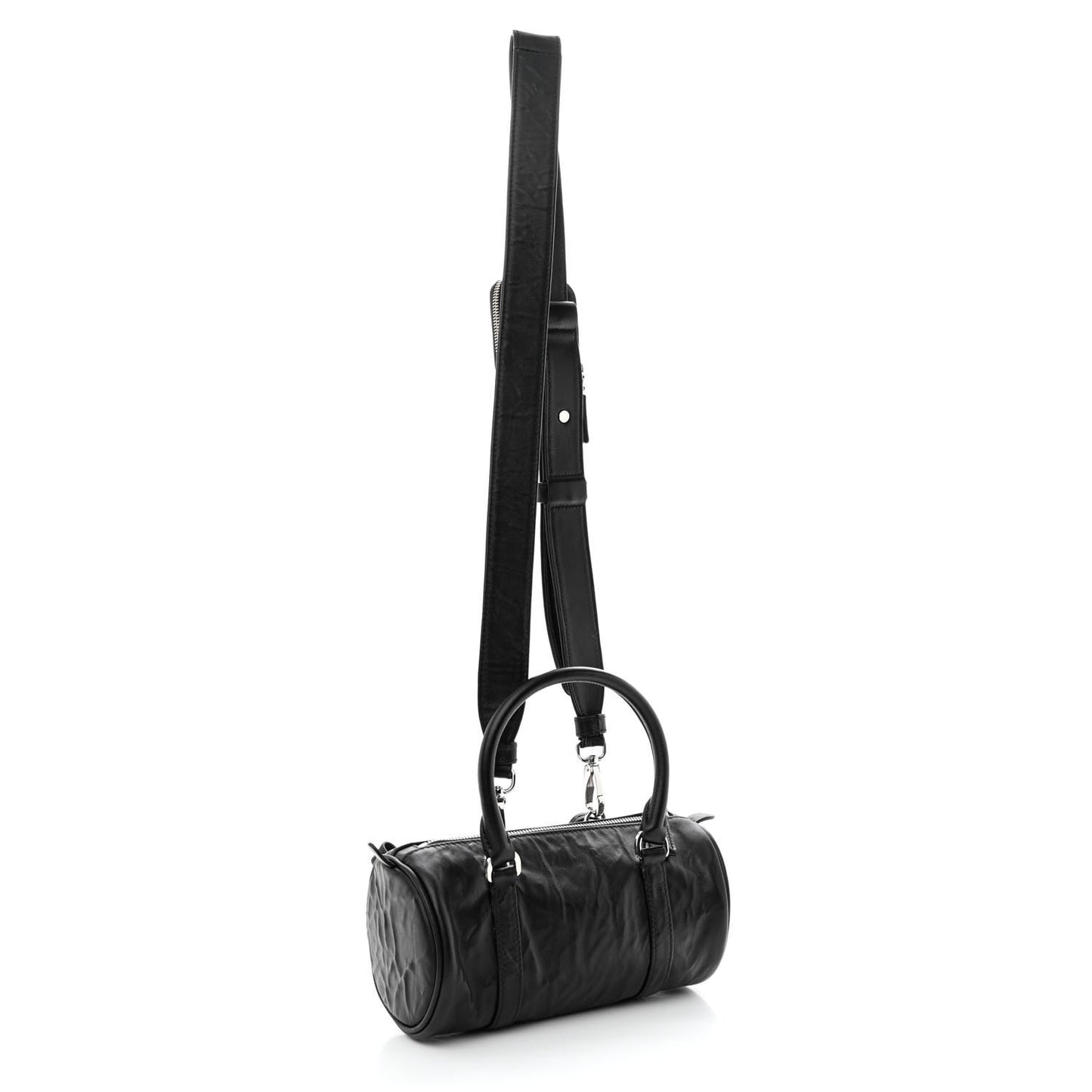 Nappa Antique Re-Edition 2002 Barrel Shoulder Bag Black