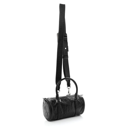 Prada Nappa Antique Re-Edition 2002 Barrel Shoulder Bag Black 5 of 13