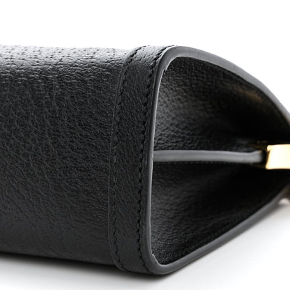 Gucci Textured Calfskin Web Small Ophidia Chain Shoulder Bag Black 10 of 10