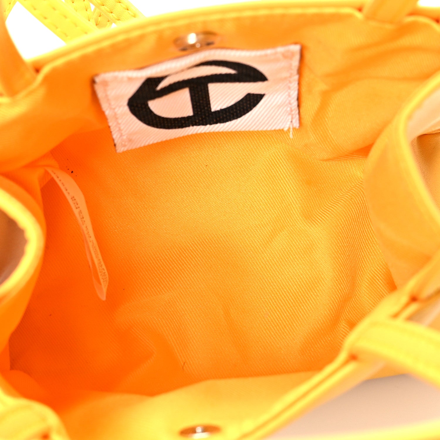 Telfar Vegan Leather Small Shopping Bag Margarine 4 of 9