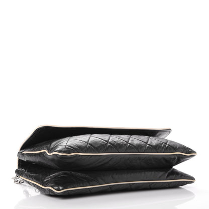 Chanel Lambskin East West Accordion Flap Black 5 of 23