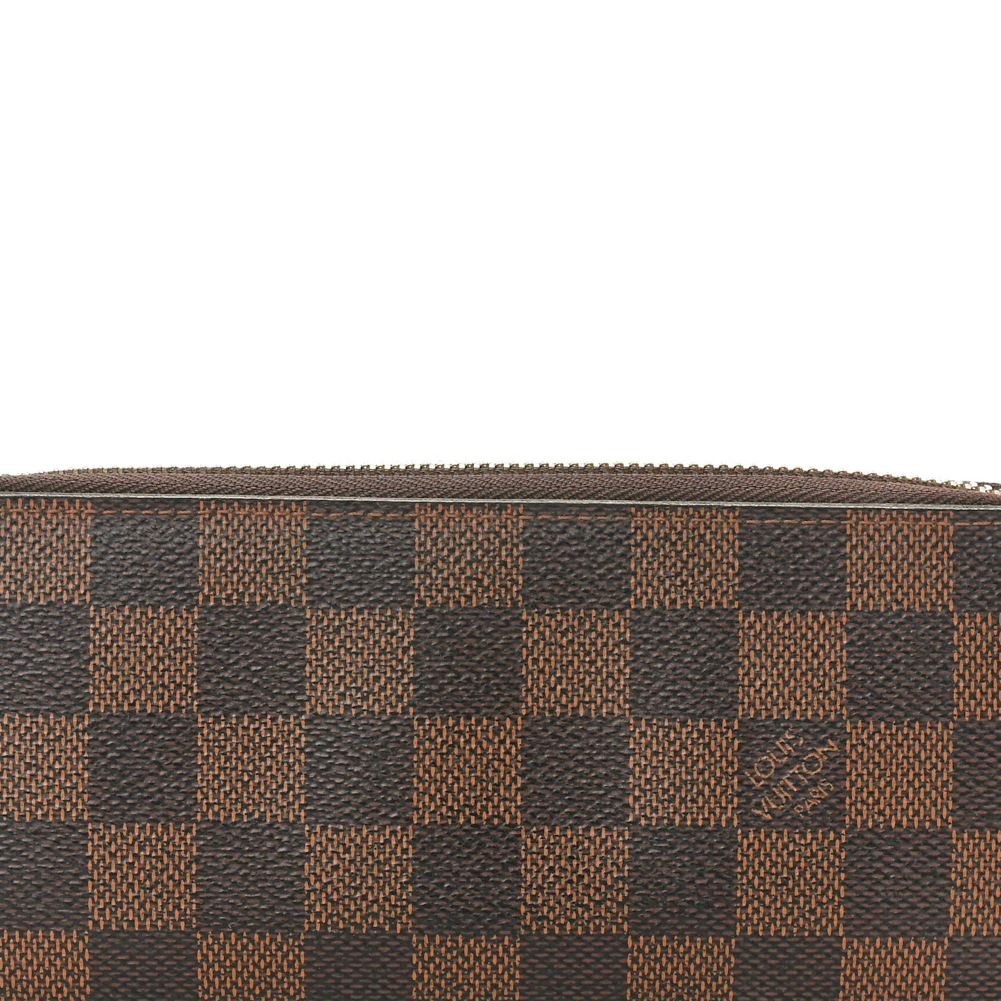 Damier Ebene Clemence Wallet Cherry