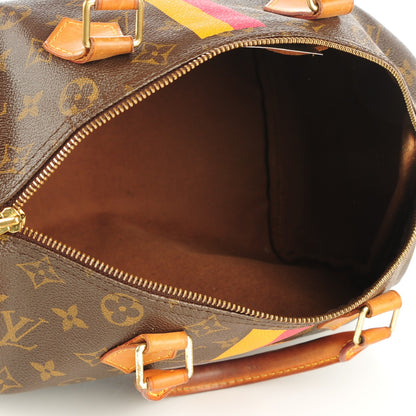 Louis Vuitton Monogram My LV Heritage Speedy 30 Fuchsia Yellow 7 of 9