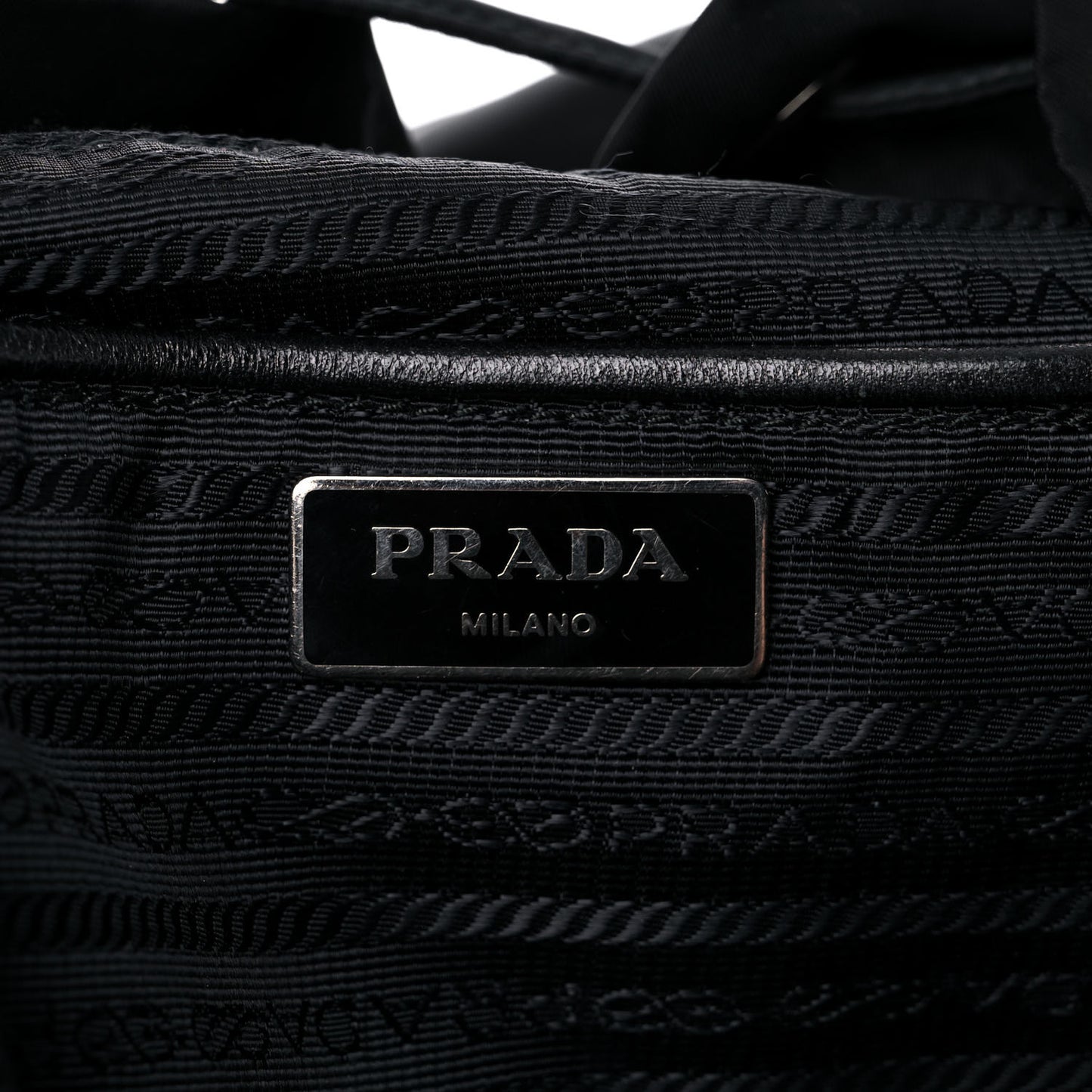 Nylon Vela Medium Backpack Black