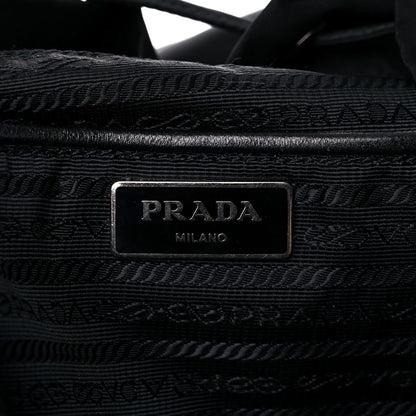 Prada Nylon Vela Medium Backpack Black 6 of 16