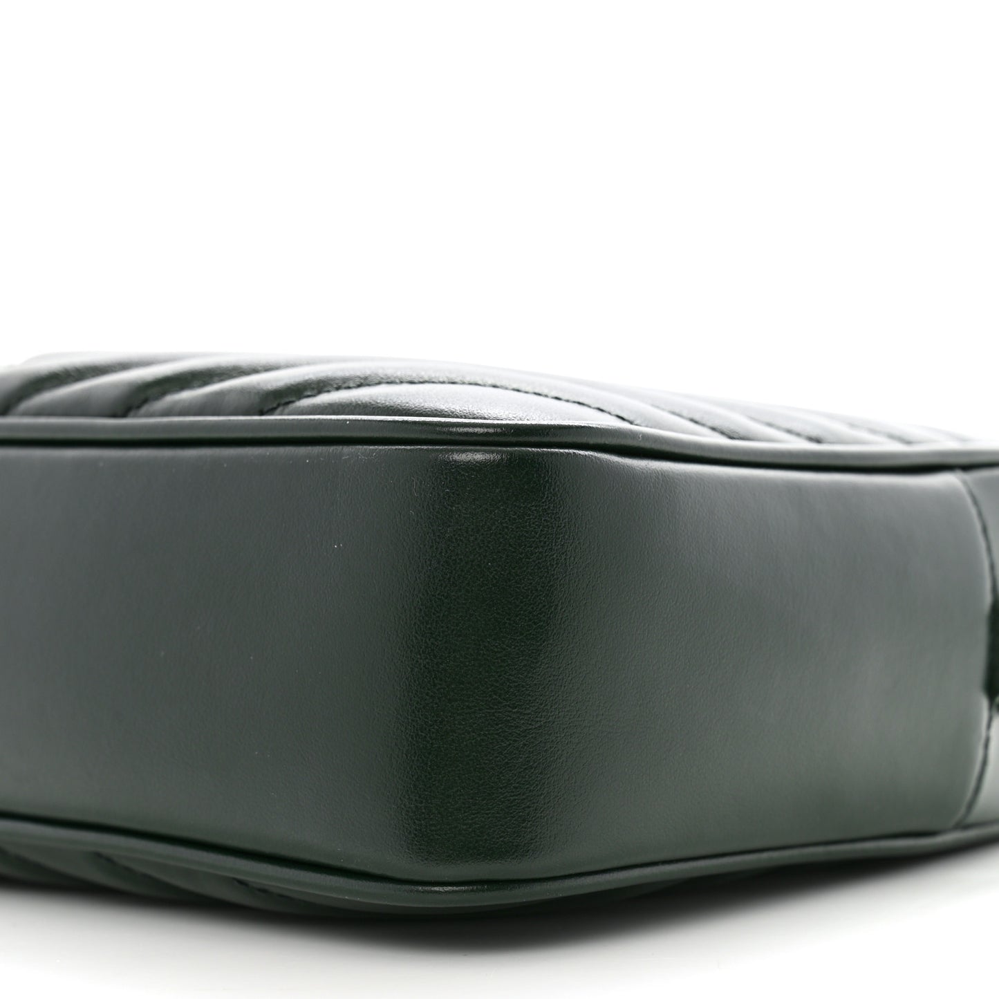 Calfskin Matelasse Monogram Lou Camera Bag Vert Fonce