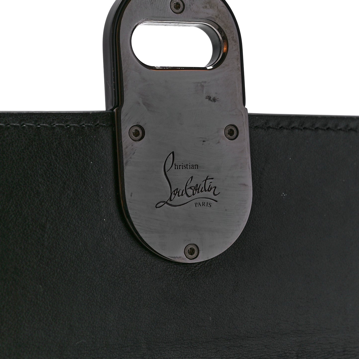 Patent Calfskin Mini Elisa Baguette Black
