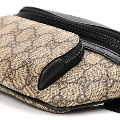 Gucci GG Supreme Monogram Belt Bag Black 10 of 10