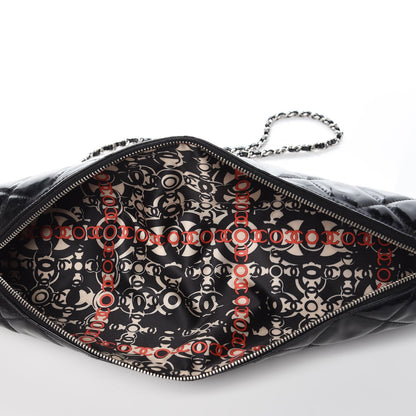 Chanel CC Umbrella with Patent Quilted Carrier Black 9 of 10