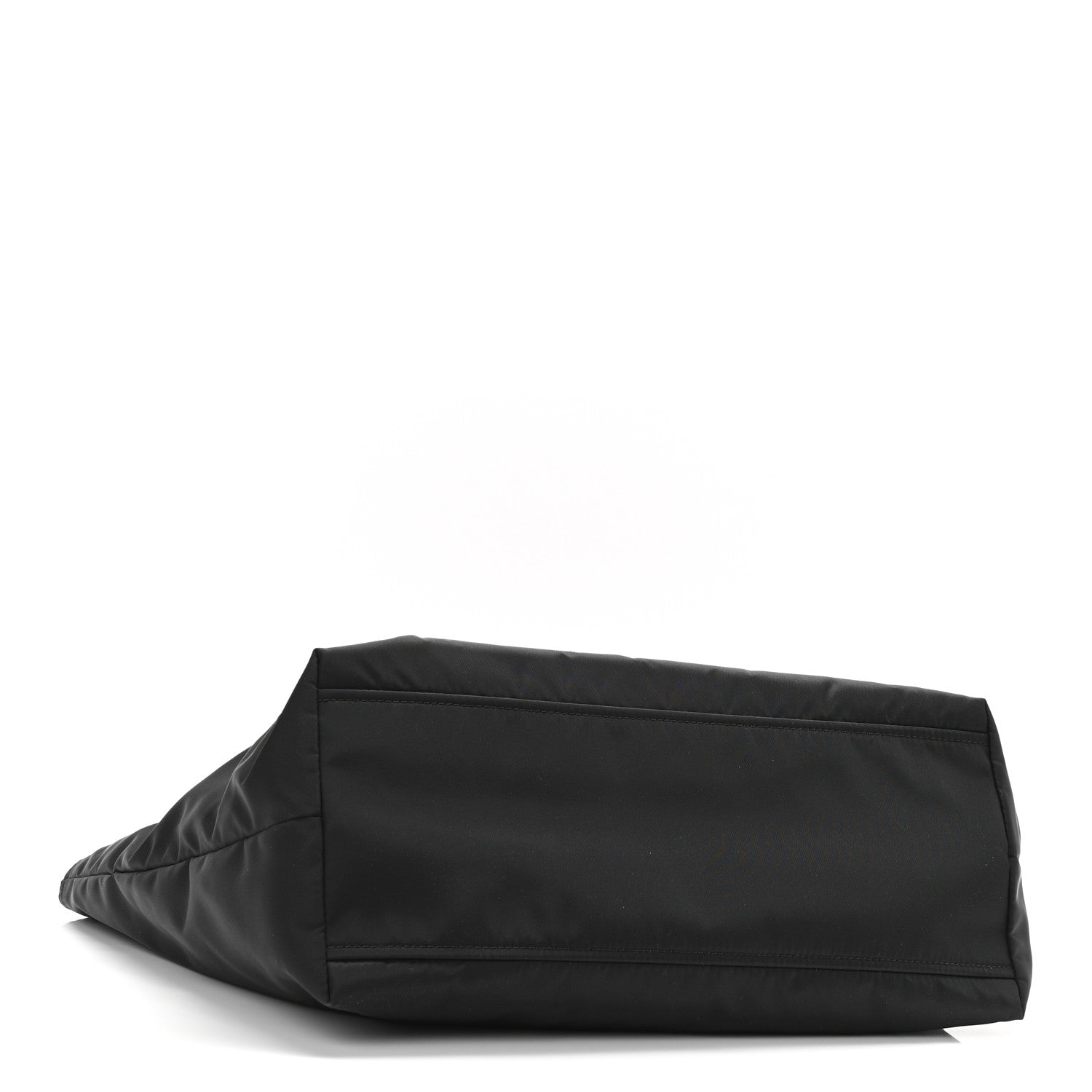 Prada Tessuto Nylon Vela Saffiano Tote Black 3 of 8