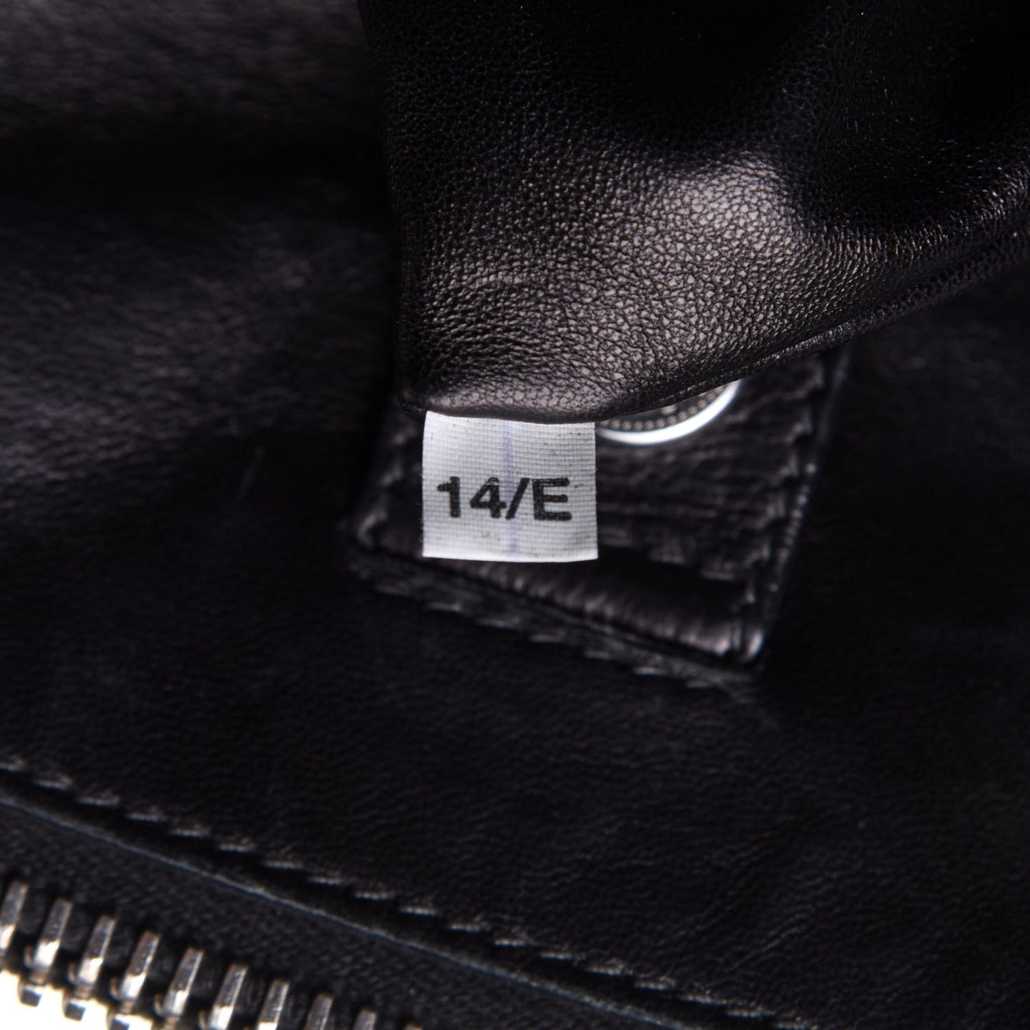 Glace Calf Twin Pocket Tote Black