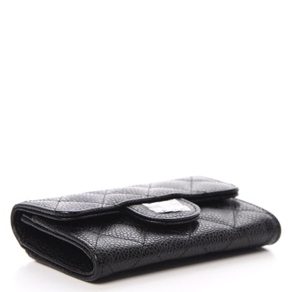 Chanel Caviar Quilted Flap Card Holder Black 4 of 9