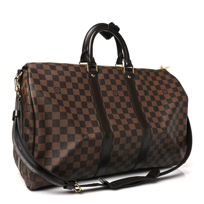 Louis Vuitton Damier Ebene Keepall Bandouliere 45 2 of 8