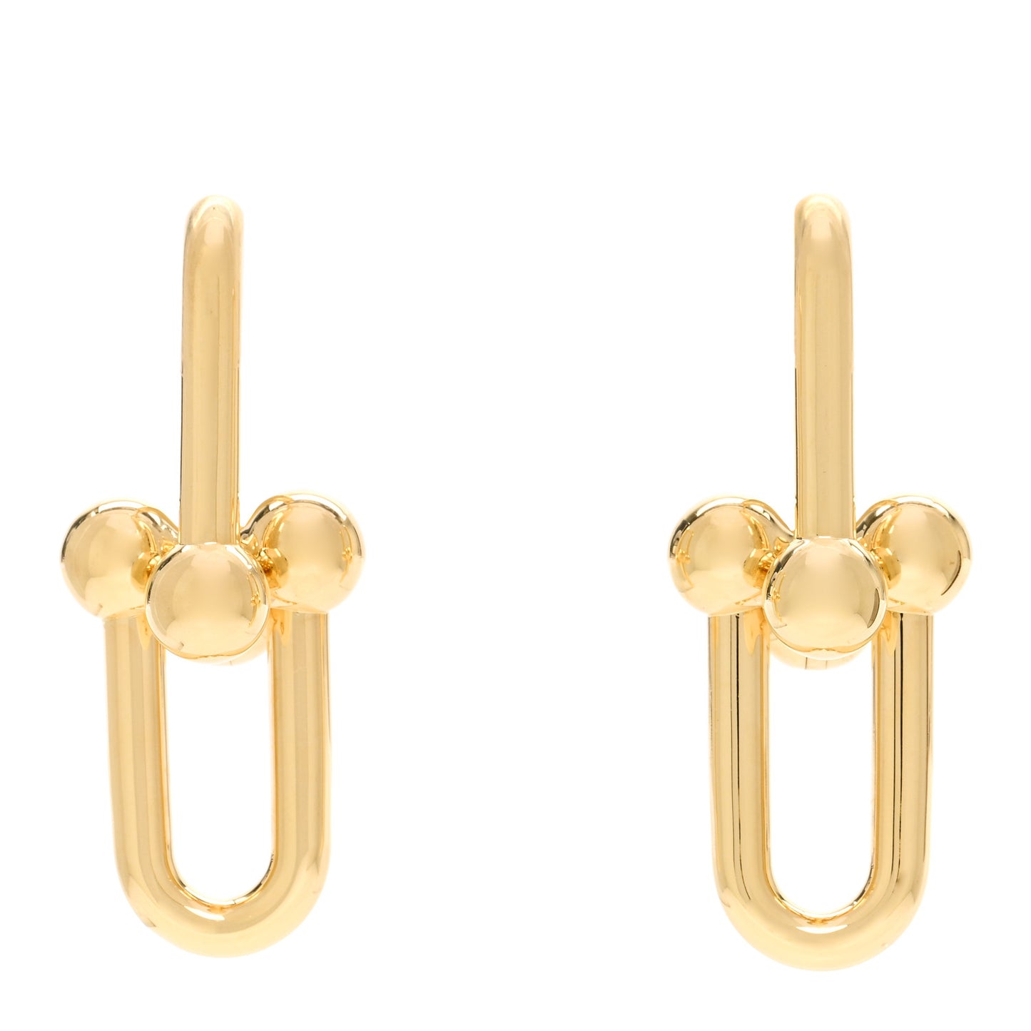 18K Yellow Gold Extra Large HardWear Link Earrings