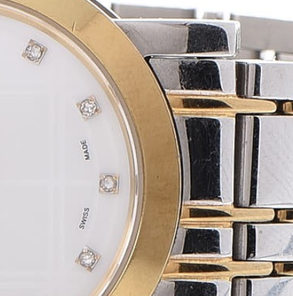 Burberry Stainless Steel Diamond Gold Tone Heritage Watch 9 of 9