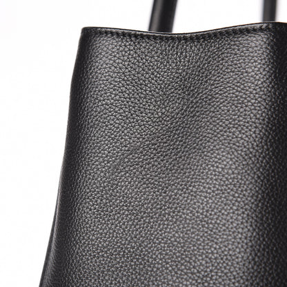 Chanel Calfskin Cerf Executive Shopper Tote Black 12 of 21